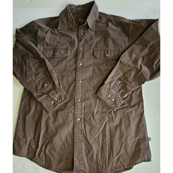 St‎ John's Bay vintage men's long sleeve button up Sz M - Picture 7 of 14